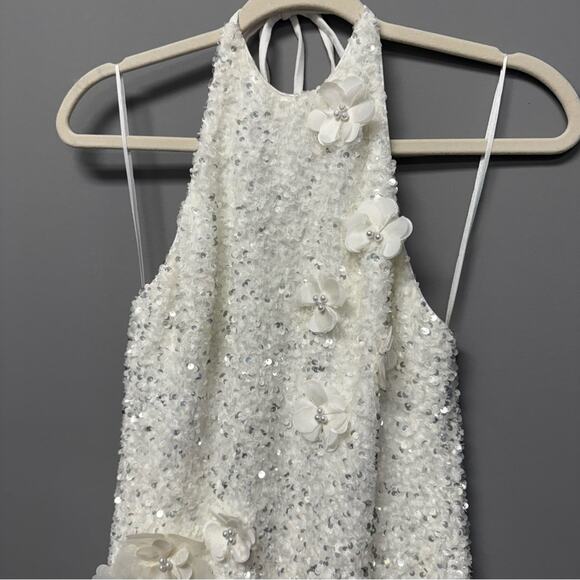 Helsi Brice Halter Sequin Column Maxi Dress - Picture 6 of 10